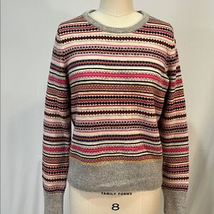 GAP Multicolor Striped Knit Sweater
